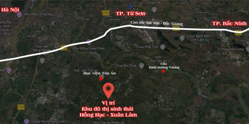 Vị trí dự án Hồng Hạc City