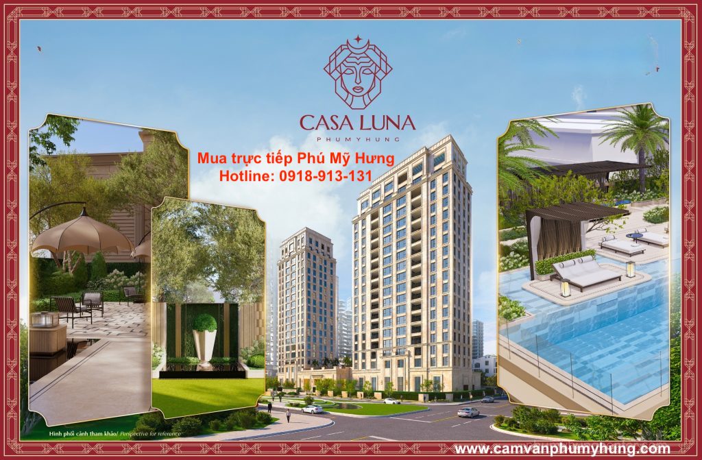 🔥 CASA LUNA PHÚ MỸ HƯNG – 49 DINH THỰ TRÊN KHÔNG HỒ BÁN NGUYỆT